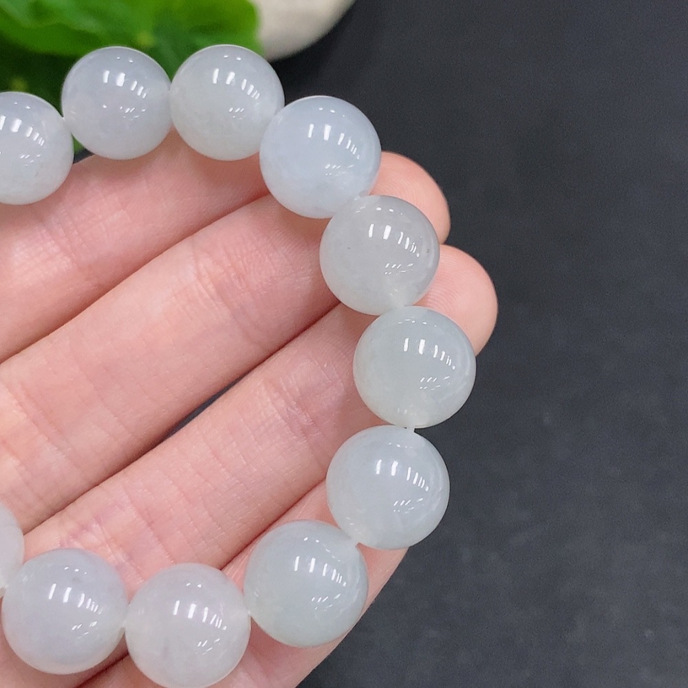 F35078082 Jadeite Bracelet Total Weight About 34g Size Approx. 11mm