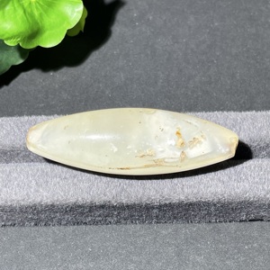 W41931798 约15世纪左右西亚缠丝玛瑙勒形珠 老珠子