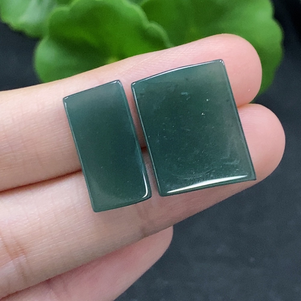 F34056864 Jadeite Inlaid Pieces Sell as a Lot