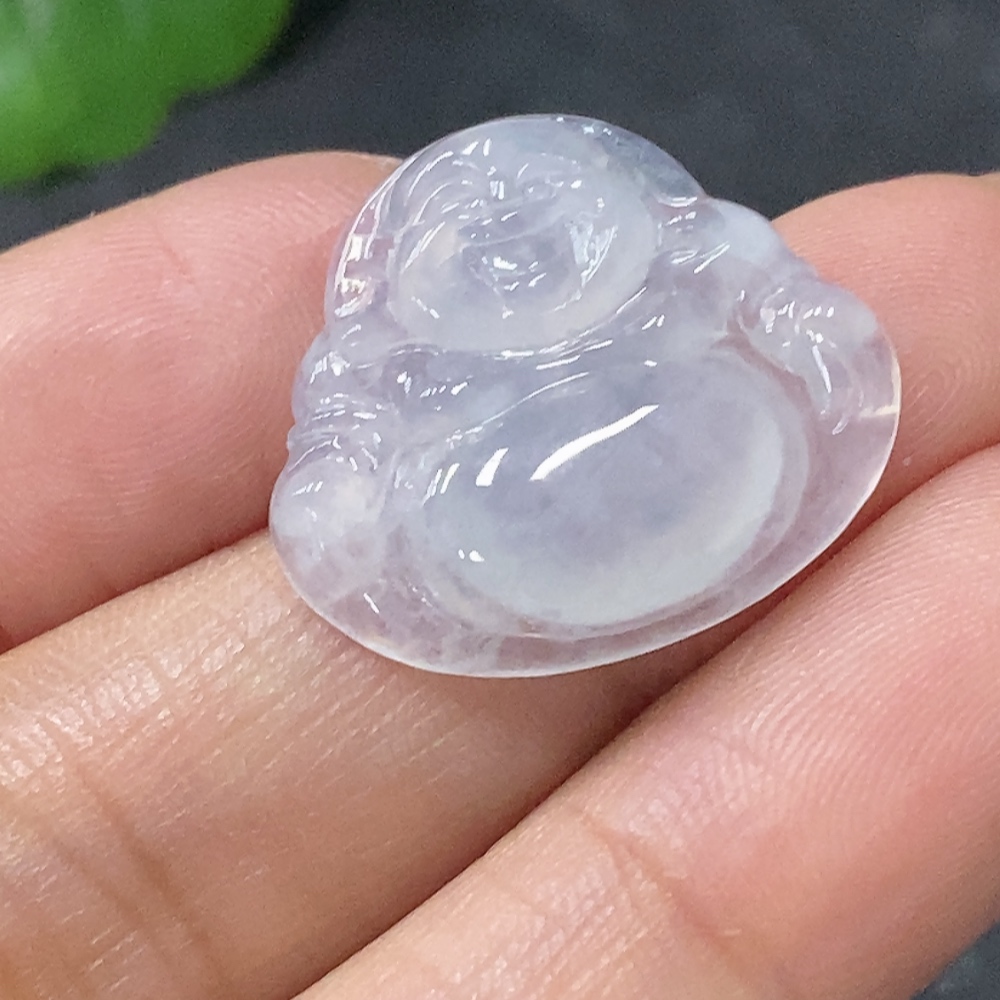 F34030983 Jadeite Pendant Buddha, Total Weight Approx. 2.34g