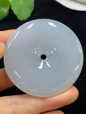 F35133974 Jadeite Safety Buckle Pendant, Total Weight Approx. 52.59g