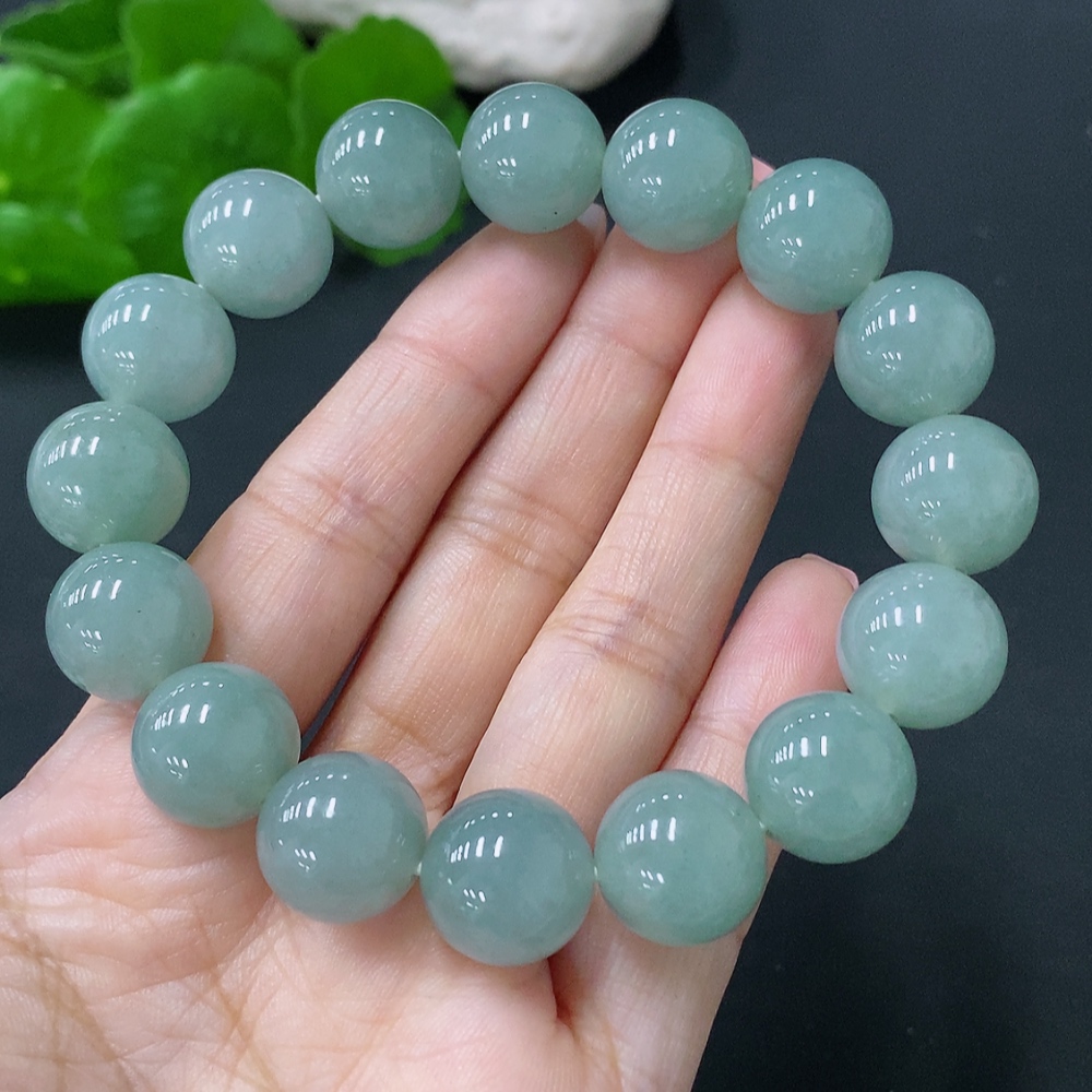 F27045943 Jadeite bracelet, approx. 13.5mm, total weight approx. 65.28g