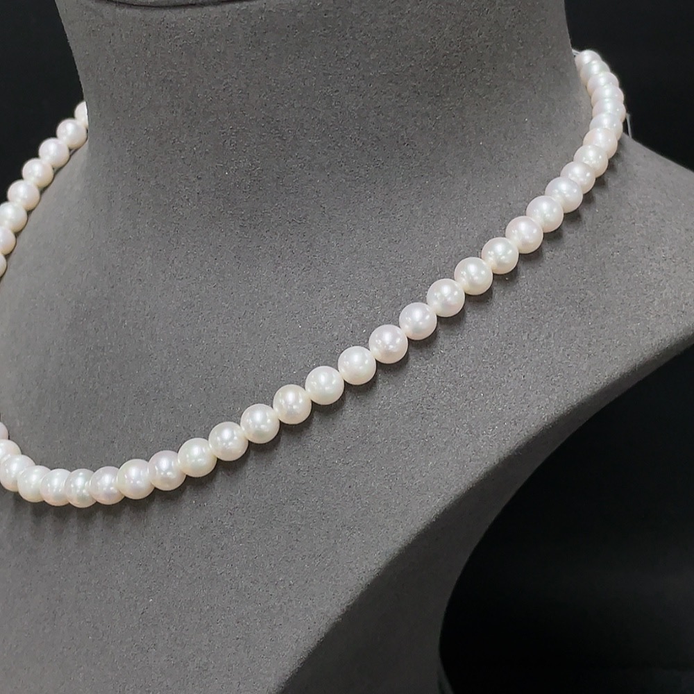 C34950206 Pearl Bead Strand Total Weight Approx. 27.78g Size About 6.7mm