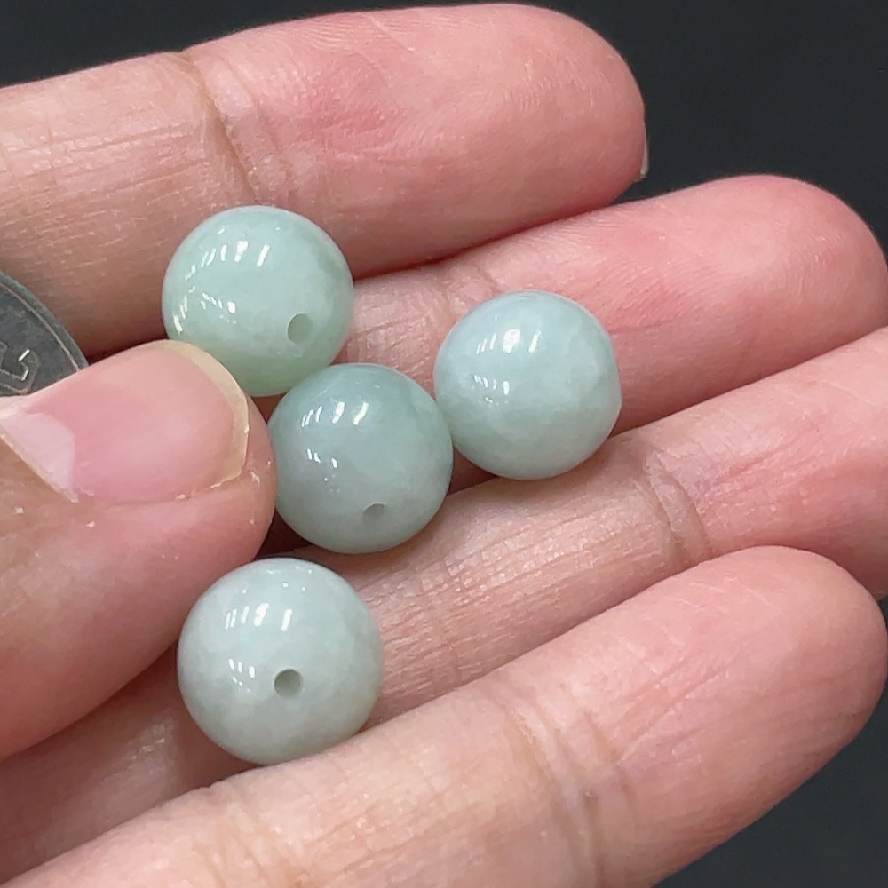 F20208118 Jadeite Beads Approx. 9.7/9.8mm