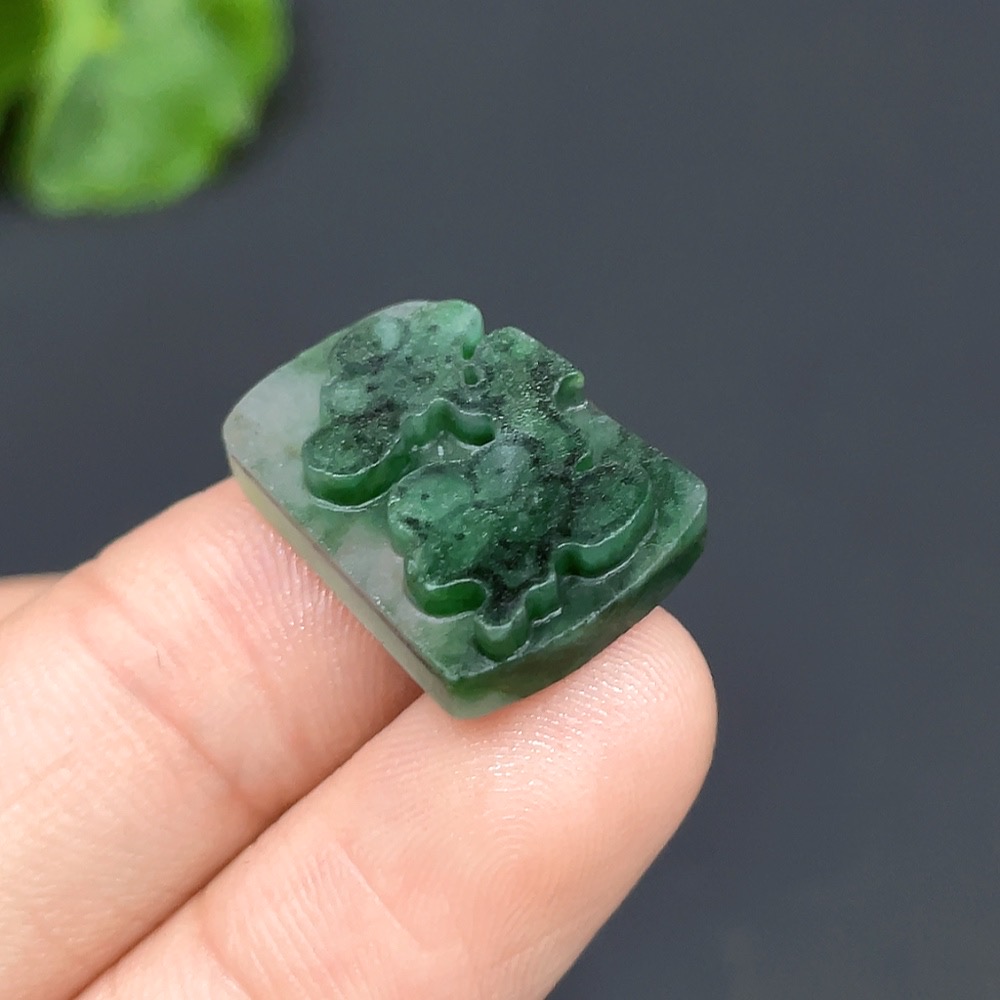 F24727875 Jadeite Rough Pendant Total Weight Approx. 3.25g