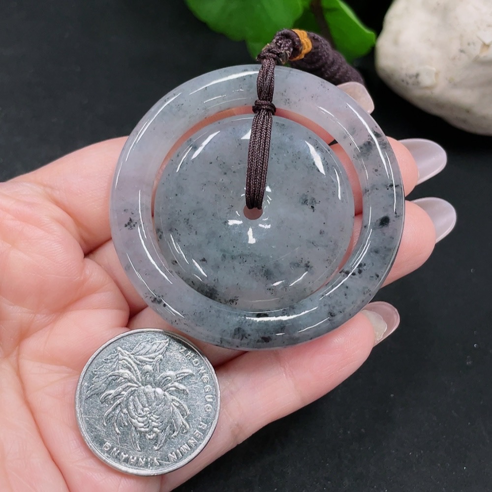 F32708847 JadeiteMother-and-Child Toggle Pendant