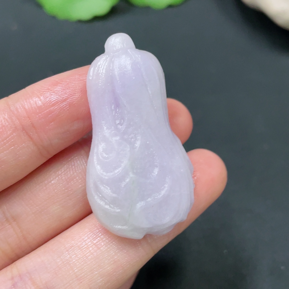 F23624487 Jadeite cabbage pendant semi-finished product gross weight 10.660g
