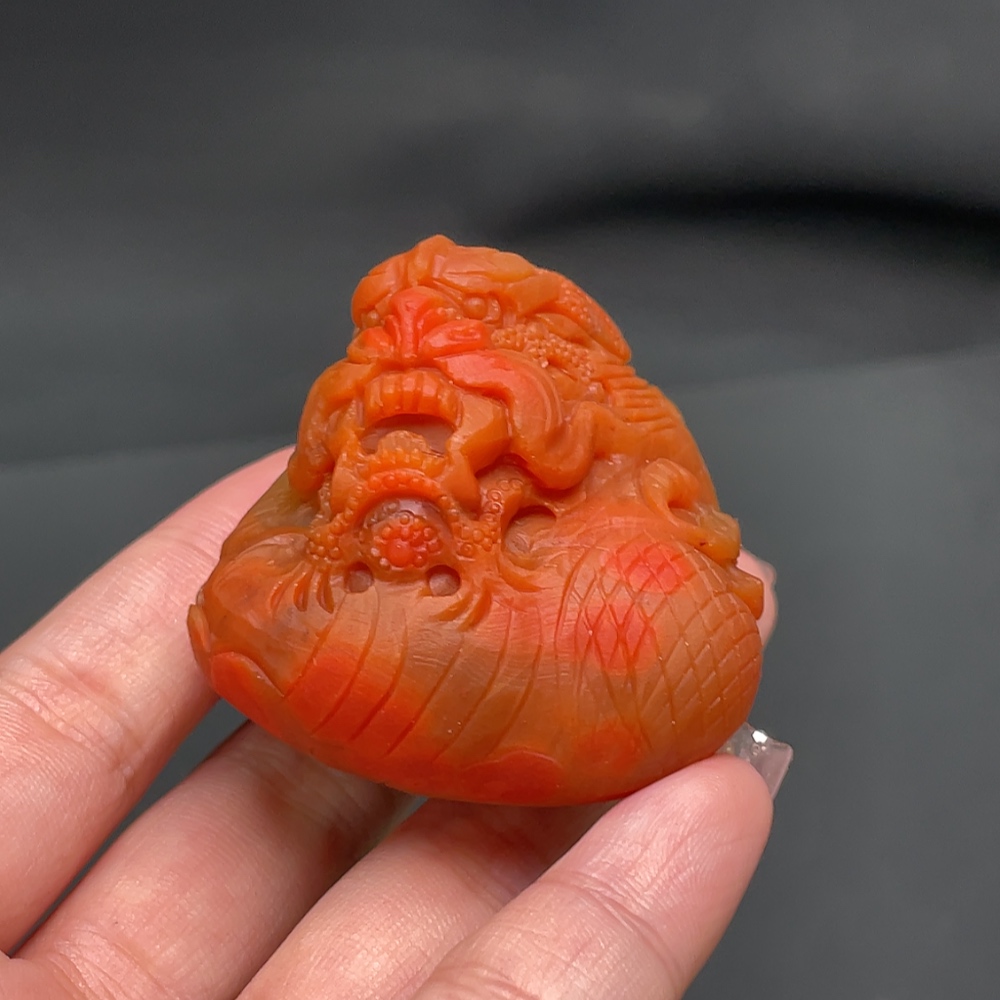 C14537414 South Red Agate Pendant Approx. 112.05g