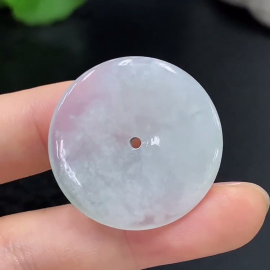 F29414462 JadeitePendant Peace Ring Total Weight Approx. 6.6g