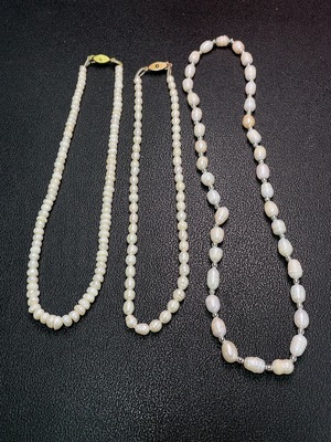 C34950988 Pearl Beaded Necklace Non-Gold Total Weight Approx. 76.97g Sell as a Lot