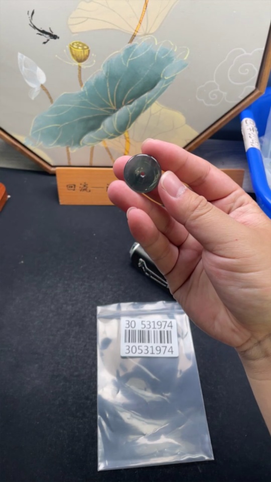 F30531974 Jadeite Peace Knot Pendant Total Weight Approx. 4.63g