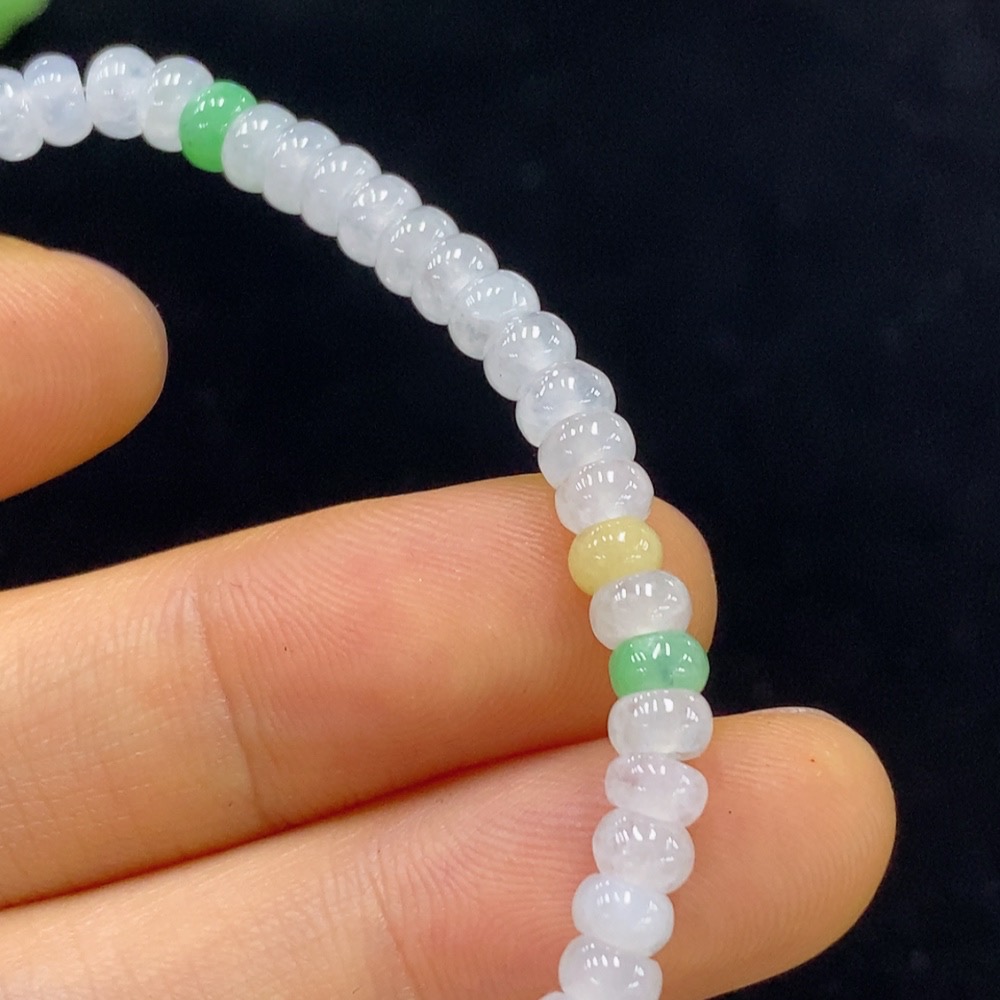 F35134521 Jadeite Bracelet 4.3mm Approx. Total Weight 7.82g