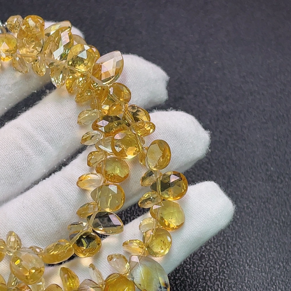 C34989460 Crystal Bead Chain Non-Gold Total Weight Approx. 39.99g Card 2.8mm