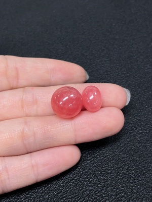 C43160447 菱锰矿饰品+单珠  可见有机物  货品总重约5.87克