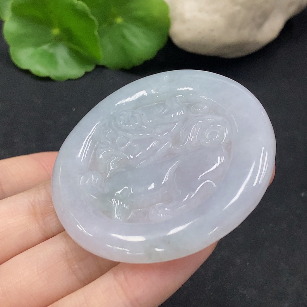 F34075136 Jadeite Pi Xiu Pendant Total Weight Approx. 29.09g