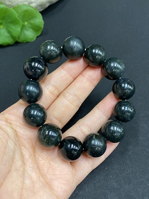 H32772129 Hetian Jade Bracelet Approx. 15.6mm Total Weight Approx. 82.5g