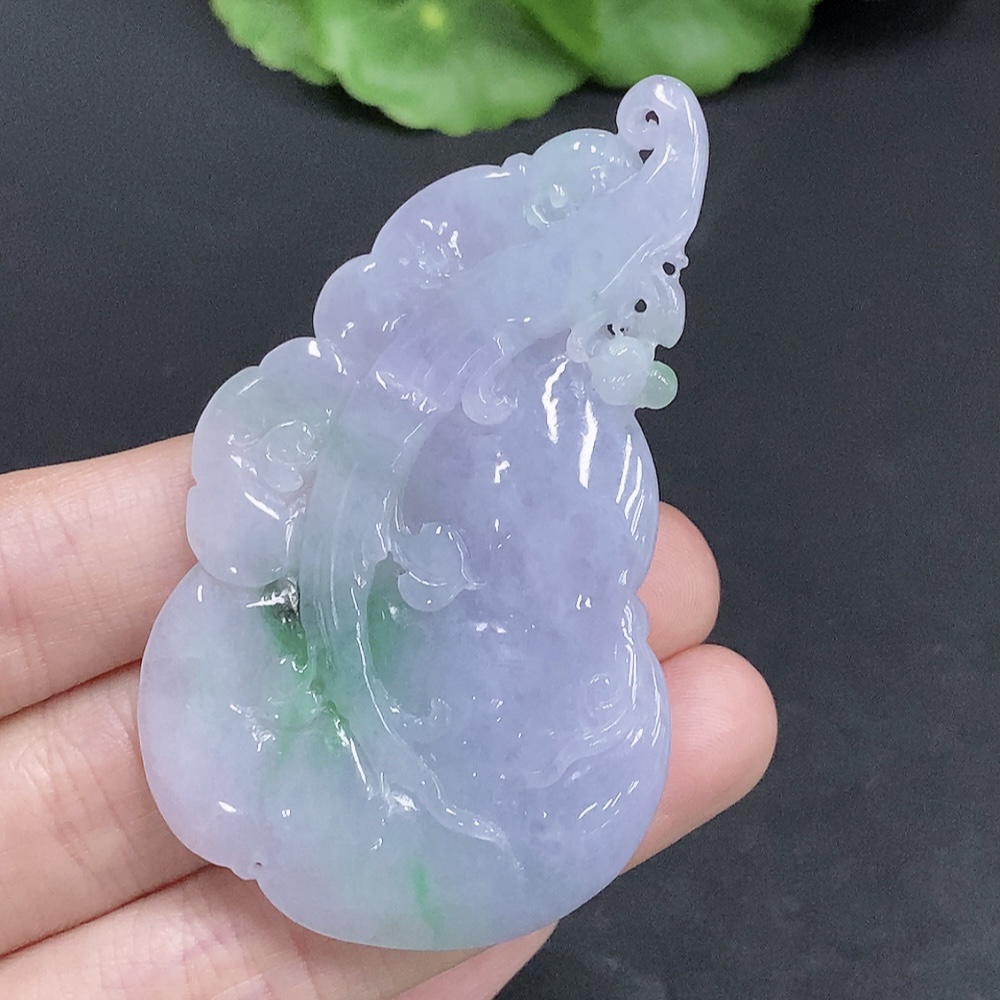 F31623929 Jadeite Ruyi Pendant Total Weight Approx. 33.7g