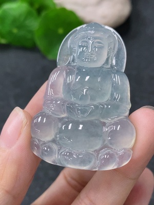 F34954648 Jadeite Pendant Guanyin Total Weight Approx. 15.53g