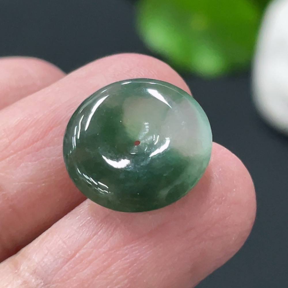 F29431977 Jadeite Safety Buckle Pendant, Total Weight Approx. 1.36g