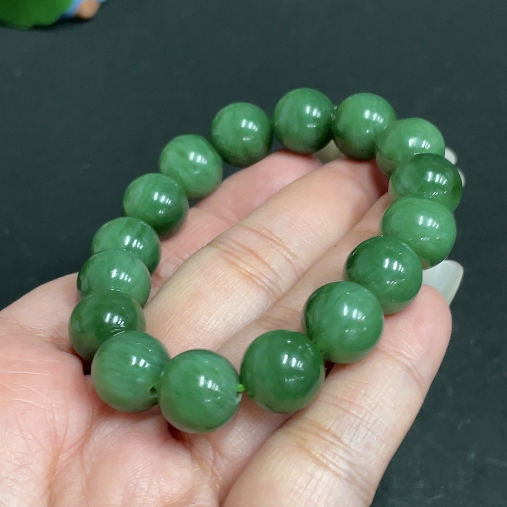 H28272850 Hetian Jade Bracelet, Approx. 11.4mm, Total Weight About 40.3g