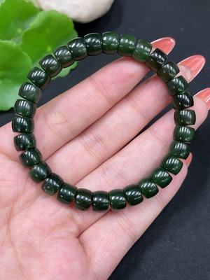 H34027401 Hetian Jade Bracelet   Approx. 7.7mm   Total Weight Approx. 23.2g